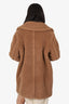 Max Mara Brown Alpaca "Teddy" Coat Size 12