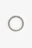 David Yurman Sterling Silver Pave Diamond Set Cable Ring
