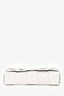Bottega Veneta White Leather The Cassette Crossbody Bag
