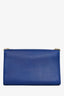 Saint Laurent Cobalt Blue Leather Medium Kate Tassel Bag on Chain
