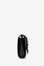 Christian Louboutin Black Crocodile Embossed Leather Studded Paloma on Chain