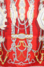 Hermès Red/Multicolour Silk Brides et Destin Scarf 90CM