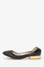 Chloé Black Leather Ballet Flats Size 39