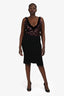 Tom Ford Black Midi Skirt Size 46