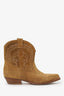 Ba&sh Brown Suede Colt Ankle Boots Size 36