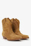 Ba&sh Brown Suede Colt Ankle Boots Size 36