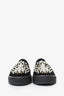 Stuart Weitzman Black Pearl & Crystal Slip-on Sneakers Size 12