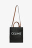 Celine Brown Triomphe Canvas Small Vertical Tote