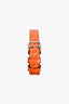 Hermès 2018 Orange Alligator Stainless Steel H Heure Watch
