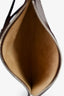 The Row Brown Grained Leather Wristlet