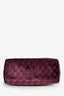 Gucci by Tom Ford 1997 Purple Velvet GG Monogram Shoulder Bag