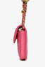 Pre-Loved Chanel™ 2019 Pink Lambskin Mini Pearl Crush Waist Bag