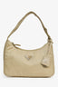 Prada Beige Nylon 2000 Re-Edition Shoulder Bag