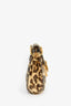 Chloe Yellow/Brown Leopard Print Leather Mini 'Drew' Crossbody Bag