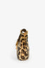 Chloe Yellow/Brown Leopard Print Leather Mini 'Drew' Crossbody Bag