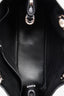 Christian Dior 2015 Black Leather 'Paradise' Diorissimo Medium Top Handle Bag