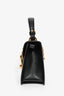Gucci Limited Edition Black Leather Gold Star Mini Sylvie Top Handle