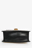 Gucci Limited Edition Black Leather Gold Star Mini Sylvie Top Handle