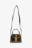 Gucci Limited Edition Black Leather Gold Star Mini Sylvie Top Handle