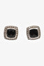 David Yurman Sterling Silver Black Onyx Diamonds Albion® Stud Earrings