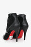 Christian Louboutin Black Leather/Suede 'Canassone 100' Booties Size 36.5