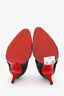 Christian Louboutin Black Leather/Suede 'Canassone 100' Booties Size 36.5