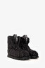 Miu Miu Black Nylon Padded Snow Boots Size 37