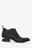Alexander Wang Black Leather Kori Ankle Boots Size 36