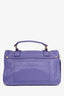 Proenza Schoulder Purple Leather PS1 Tiny Shoulder Bag with Strap