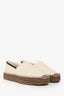 Brunello Cucinelli White Espadrilles Size 39