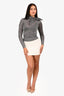 Nadine Merabi White Mini Skirt Size XS