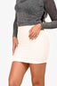 Nadine Merabi White Mini Skirt Size XS