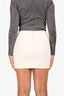 Nadine Merabi White Mini Skirt Size XS
