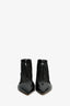Christian Dior Black Patent Toe Mesh Dot Booties Size 37.5