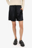 Nanushka Black Satin Shorts Size S