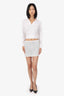 Lovers And Friends White Sequin Knit Mini Skirt Size XS