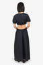 Staud Black Cut-Out Detail Maxi Dress Size M