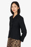Miu Miu Black Wool Single Breasted Blazer Size 40