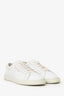 Saint Laurent White Leather Low Top Sneakers Size 40