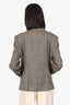 Escada Brown Wool Single Breasted Blazer Size 42