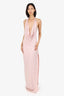 Lovers + Friends Baby Pink Cowl Neck Halter Maxi Dress Size XS