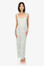 Saulee Turquoise Lace Gown Size 2
