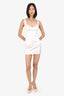 Saulee White Satin Bustier Mini Dress Size 8