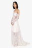 NBD White Lace 'Xyla' Gown Size XS