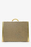 Goyard Gold Gold Goyardine Coated Canvas 'Grand Hotel 50' Trunk