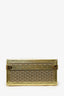 Goyard Gold Gold Goyardine Coated Canvas 'Grand Hotel 50' Trunk