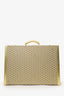 Goyard Gold Gold Goyardine Coated Canvas 'Grand Hotel 60' Trunk