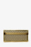 Goyard Gold Gold Goyardine Coated Canvas 'Grand Hotel 60' Trunk