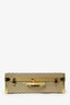 Goyard Gold Gold Goyardine Coated Canvas 'Grand Hotel 60' Trunk