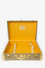 Goyard Gold Gold Goyardine Coated Canvas 'Grand Hotel 60' Trunk